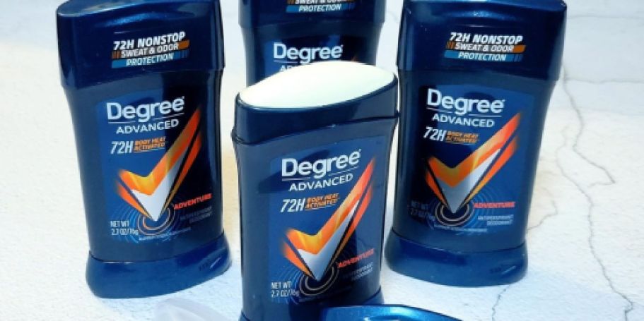 Degree Men’s Deodorant 4-Pack Only $7.93 Shipped on Amazon (Reg. $20)