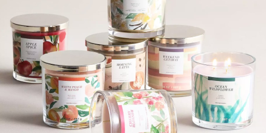 Sonoma 3-Wick Spring Jar Candles Only $7.79 on Kohls.com (Regularly $13)
