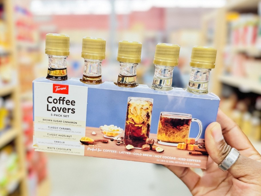 Torani Mini Syrup Coffee Lovers Sampler 5-Pack