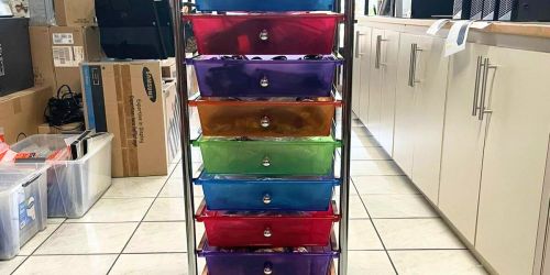 Honey-Can-Do 10-Drawer Rolling Cart Just $28.88 on Walmart.com