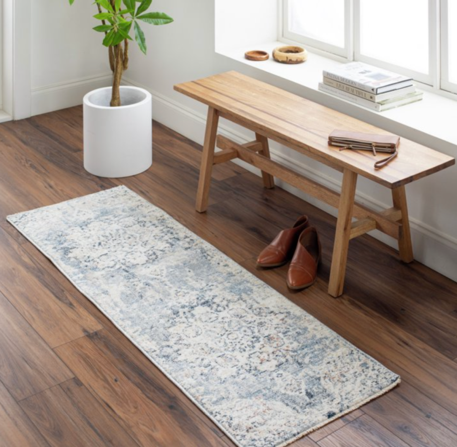 A mainstays persian floor runner from Walmart
