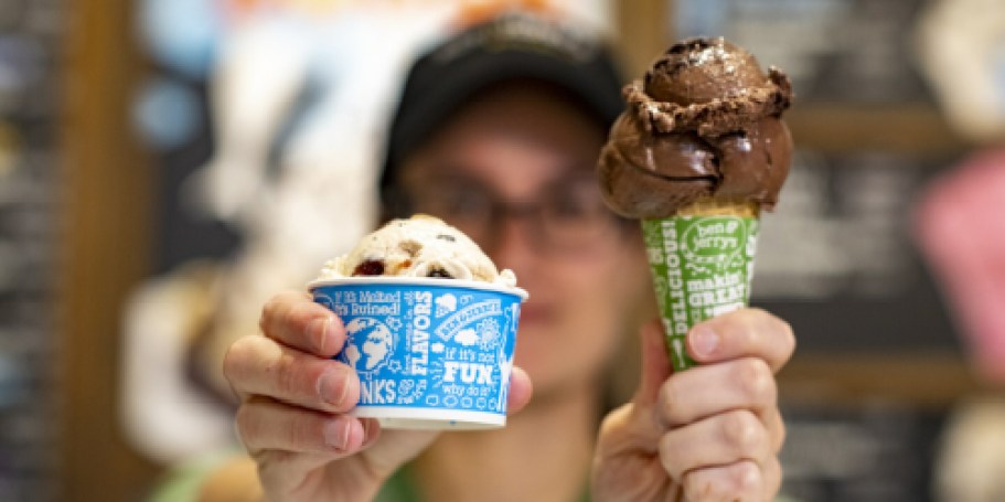 Ben & Jerry’s FREE Cone Day Today Only from 12PM – 8PM | No Purchase Needed!
