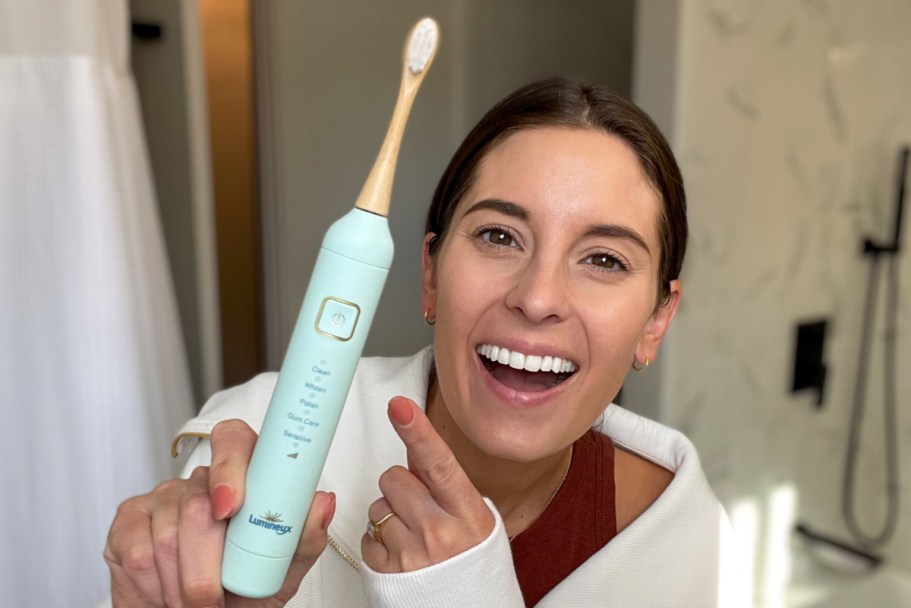 Lumineux Sonic Electric Toothbrush Only $25 Shipped on Amazon (Reg $75)