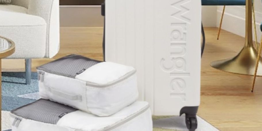 Wrangler Carry-On Luggage Set w/ Packing Cubes Just $34 on Walmart.com (Reg. $59)