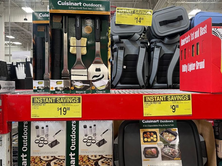 Cuisinart Outdoor Grill Tools & Accessories on display at Sam's Club