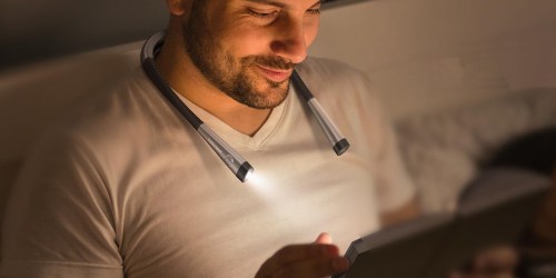 Flexible LED Neck Reading Light Only $17.99 Shipped for Prime Members | Over 104K 5-Star Ratings!