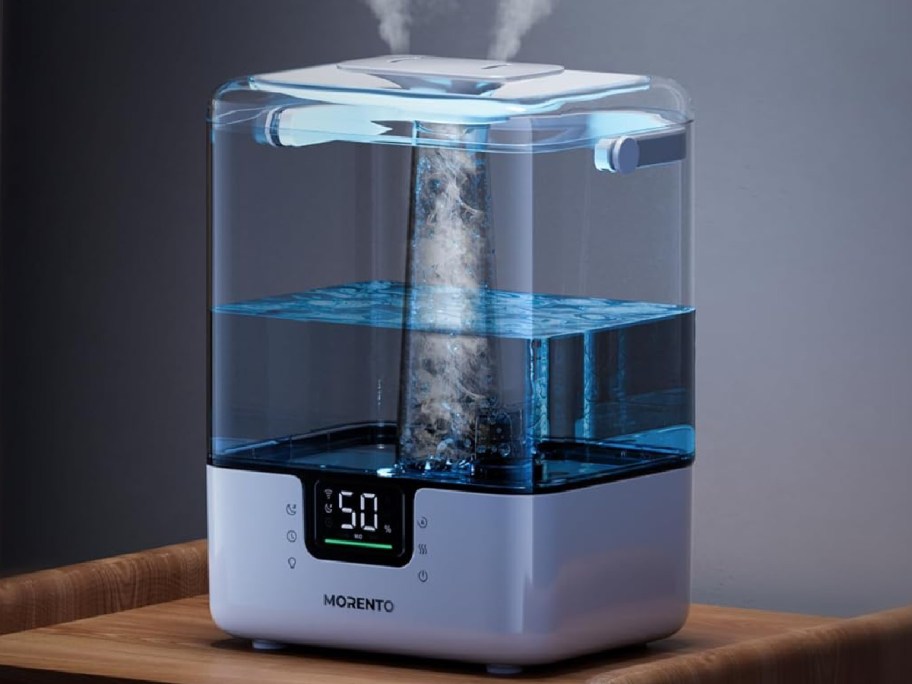 Morento Smart Humidifier displayed on top of the table-2