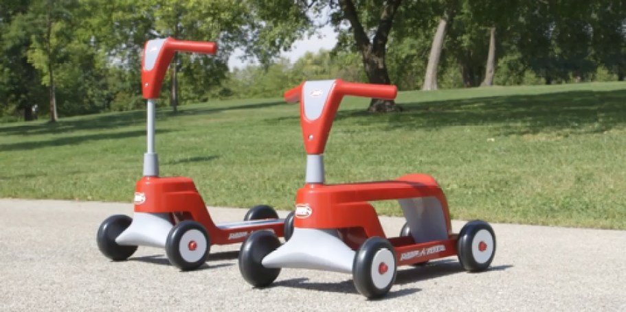 Radio Flyer 2-in-1 Ride-On Scooter Just $27.59 on Amazon (Regularly $45)