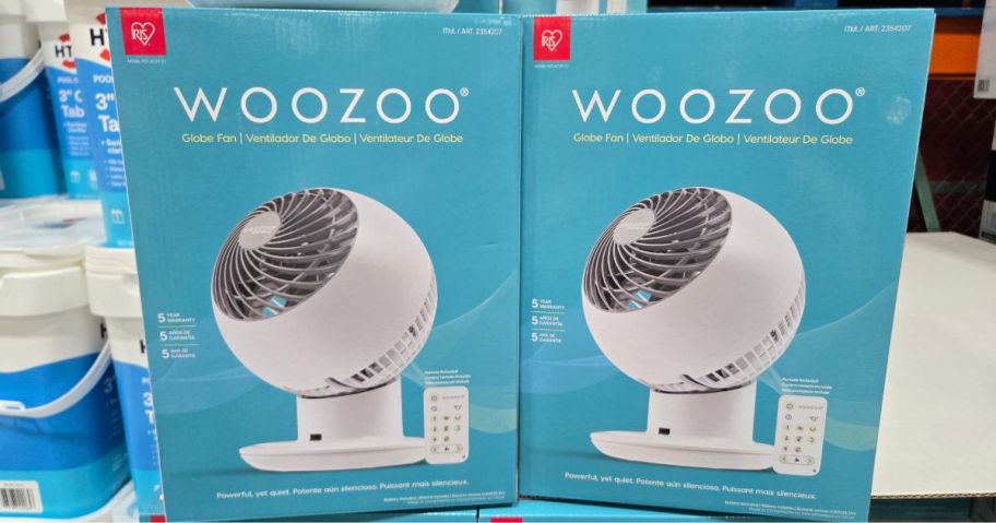 A small oscillating fan in a store 