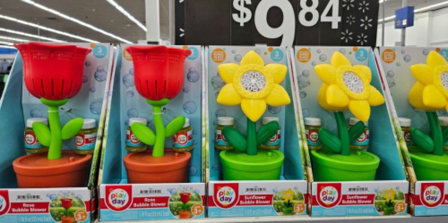 Play Day Bubble Maker Flowers Only $9.84 at Walmart | Fun Easter Gift!