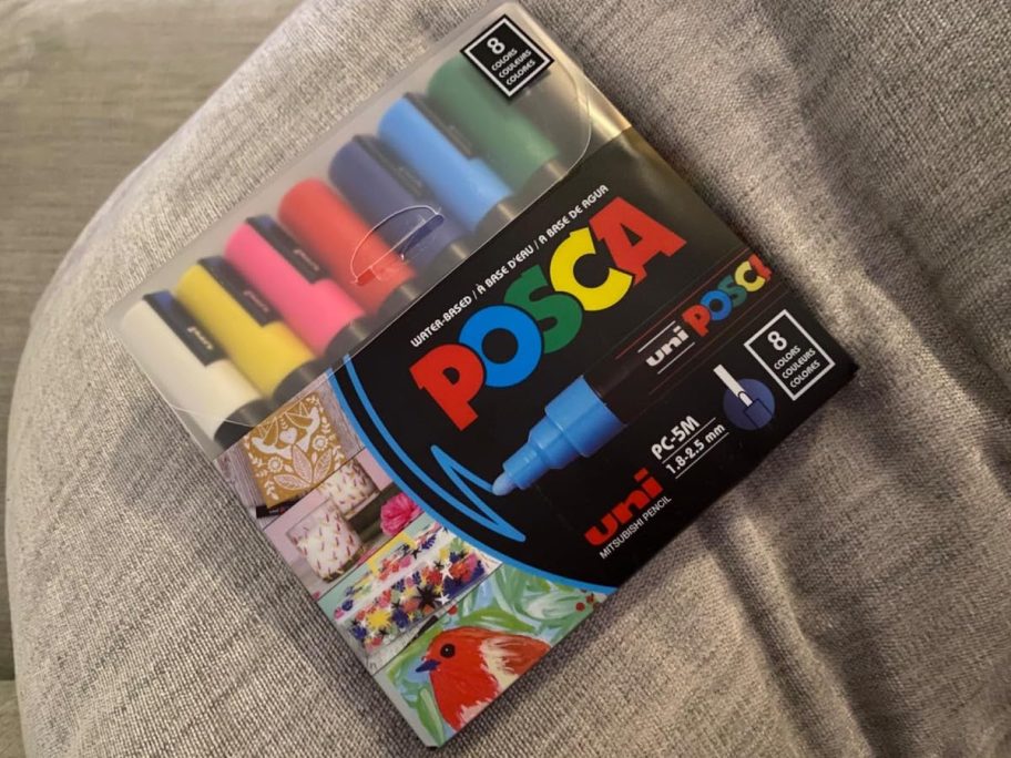 pack of pocsa markers on chair