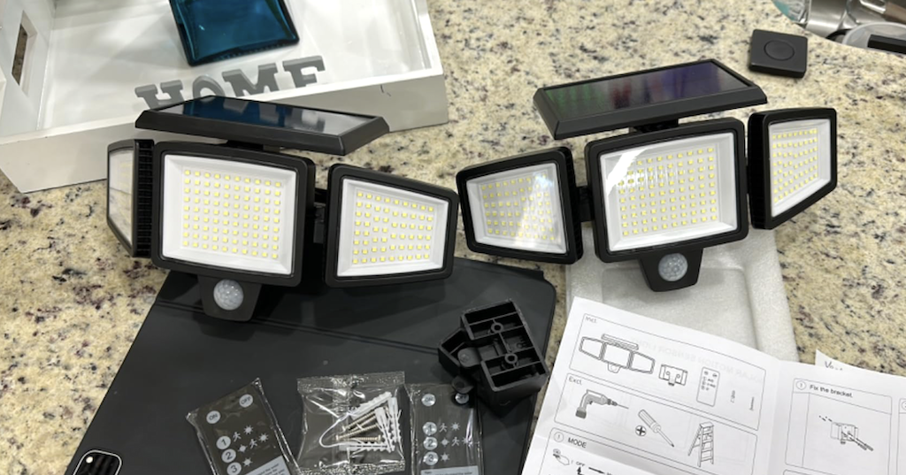 solar lights 2-pack 