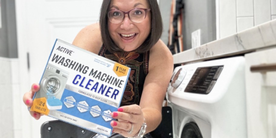 Active Washing Machine Cleaner 1-Year Supply Only $11 Shipped on Amazon