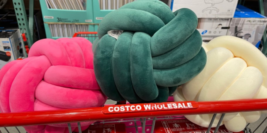 Knot Throw Pillows Only $7.99 at Costco (They’re Knot Your Average Pillows!)