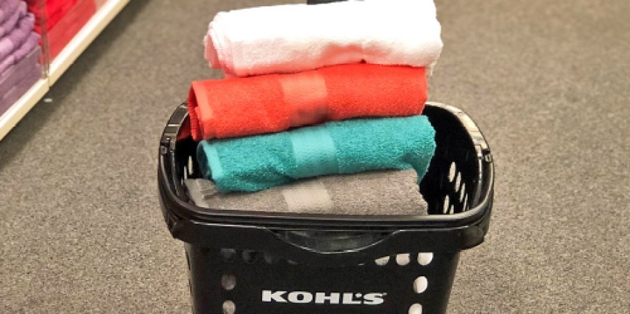 Highly-Rated Kohl’s Big One Bath Towels Just $2.54