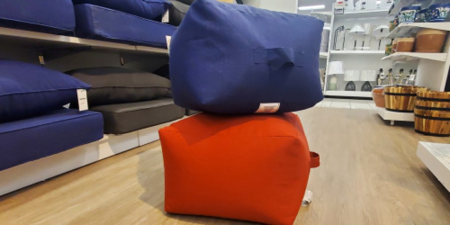 Kohl’s Pouf Ottomans from $23.99 (Regularly $50) | Comfy Extra Seating Option