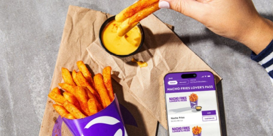 Get 30 Days of Nacho Fries for Just $10 with Taco Bell’s Nacho Fries Lover’s Pass!