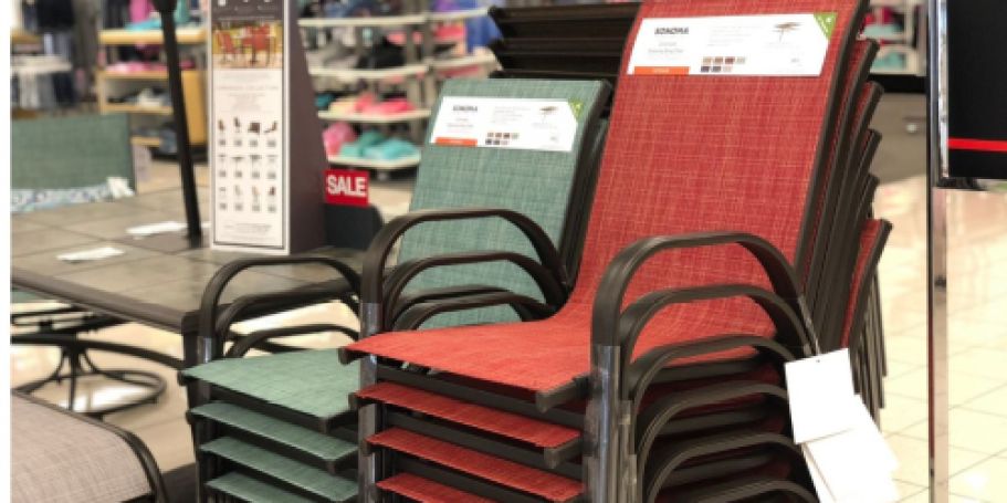 Up to 65% Off Kohl’s Patio Furniture | Stacking Chairs Just $16.77