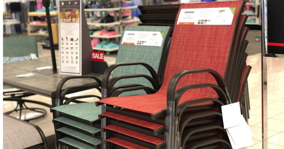Up to 65% Off Kohl’s Patio Furniture | Stacking Chairs Just $16.77
