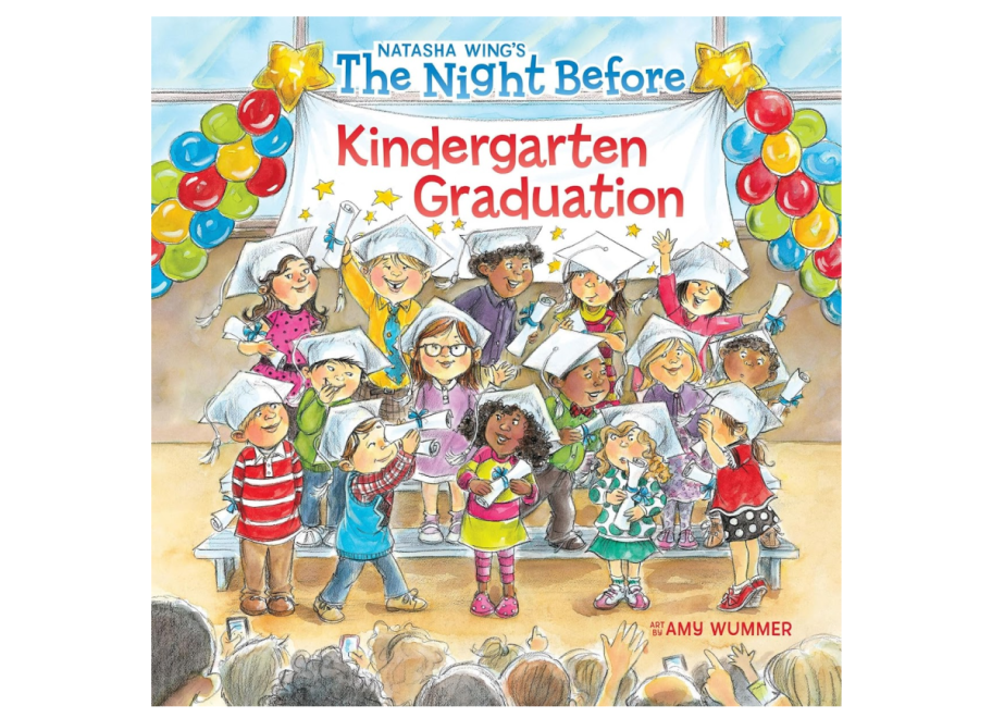 The Night Before Kindergarten Graduation Book which makes a good gift for a kindergarten grad