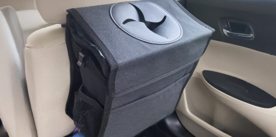 Leakproof Car Trash Can Only $5.99 on Amazon (Regularly $10)