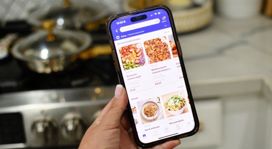 walmart recipes on app