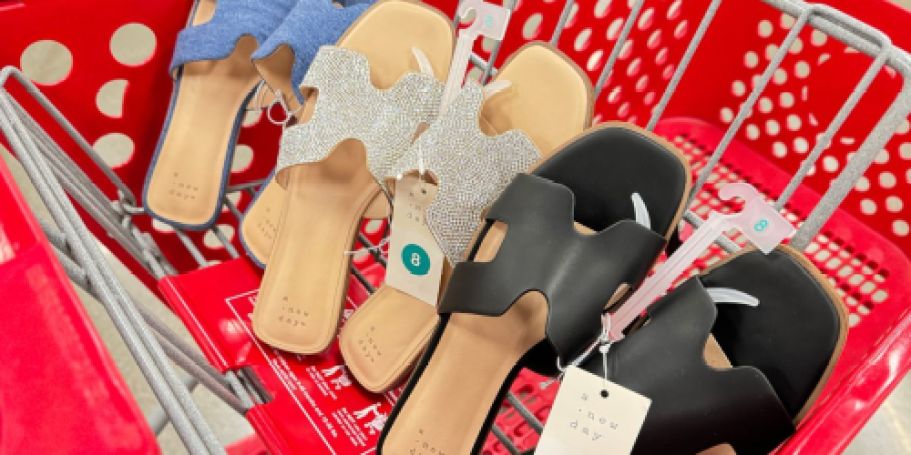 HOT! Target’s Designer-Inspired Sandals Start at Just $6 — Today Only!