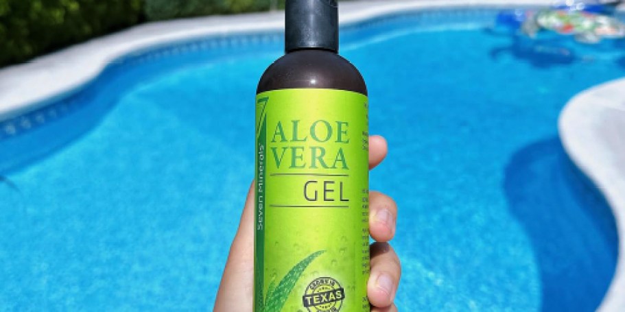 Organic Aloe Vera Gel Only $12.71 Shipped on Amazon (Reg. $25) | Over 56K 5-Star Reviews!