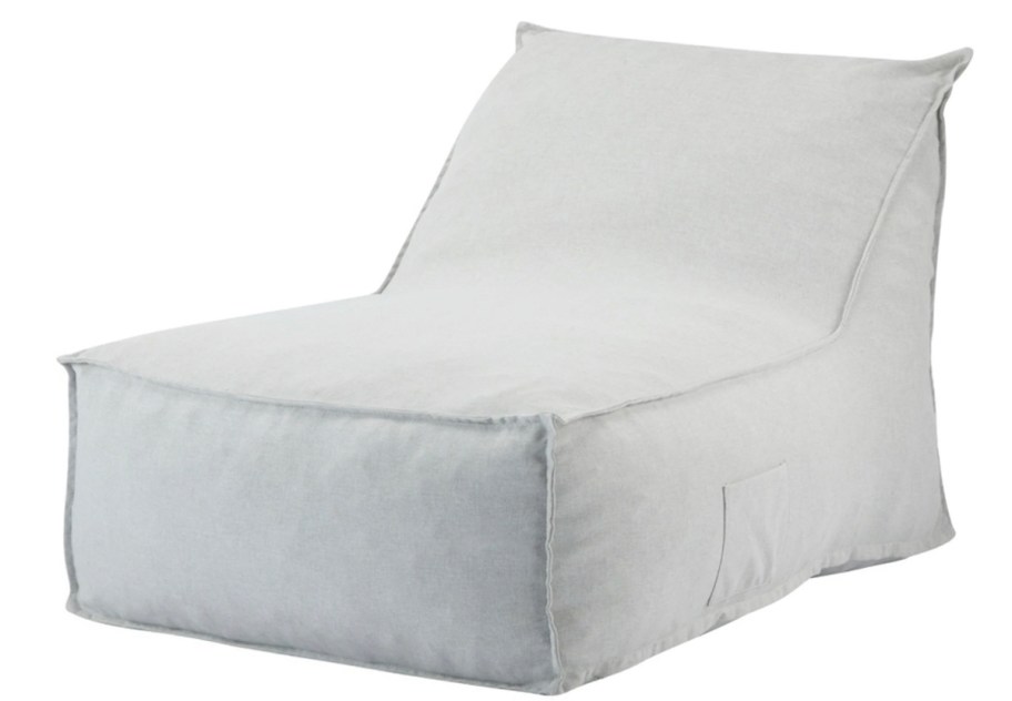 beige lounge chair