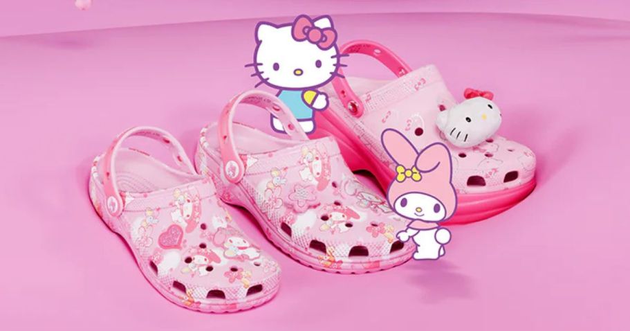 NEW Hello Kitty Crocs & Jibbitz Charms Available Now!