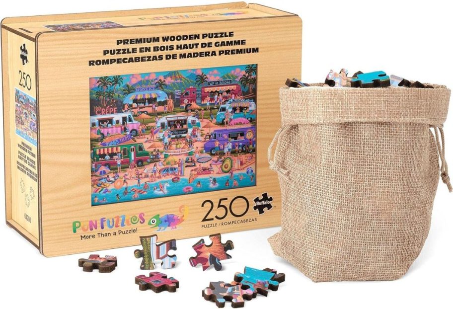 Buffalo Games Hawaiian Food Truck Festival 250-Piece Wood Puzzle