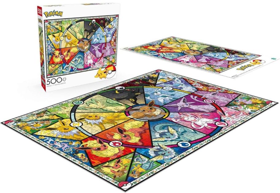 Buffalo Games Pokemon Eevee Evolutions 500-Piece Jigsaw Puzzle
