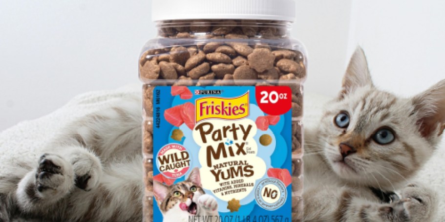 Friskies Cat Treats 20oz Canister Only $3.40 Shipped on Amazon (Regularly $8)