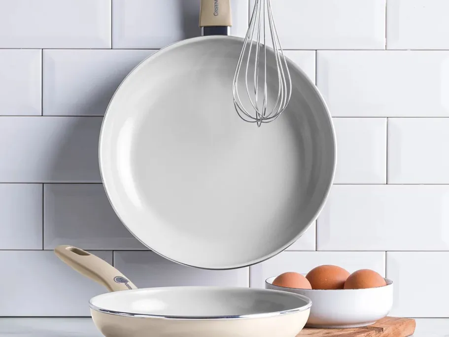 Up to 60% Off GreenPan Cookware on Macys.com | 2-Piece Frypan Set Just $27.99 Shipped