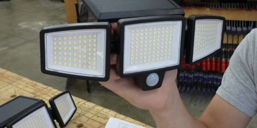 Highly Rated Solar Motion-Sensor Lights 2-Pack $14 Shipped for Prime Members (Reg. $47)