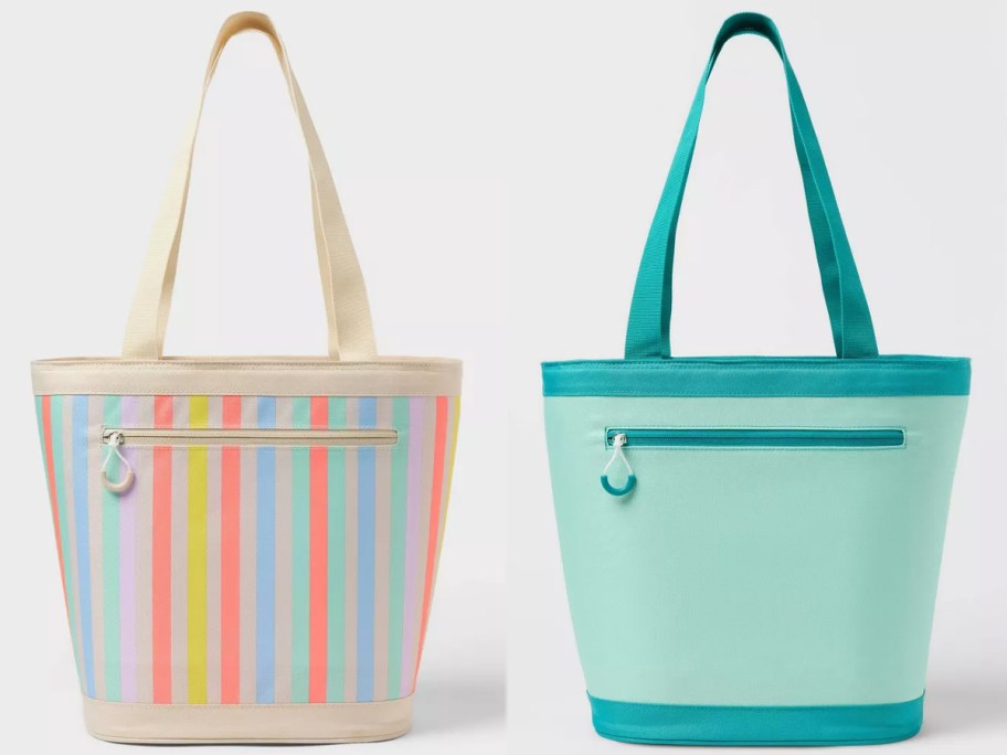 Sun Squad Soft-Sided 12-Can Cooler Tote in two color options
