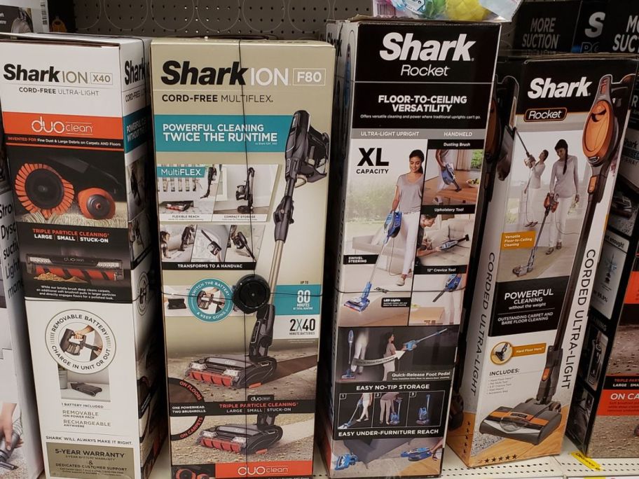 Shark Vacumms at Target