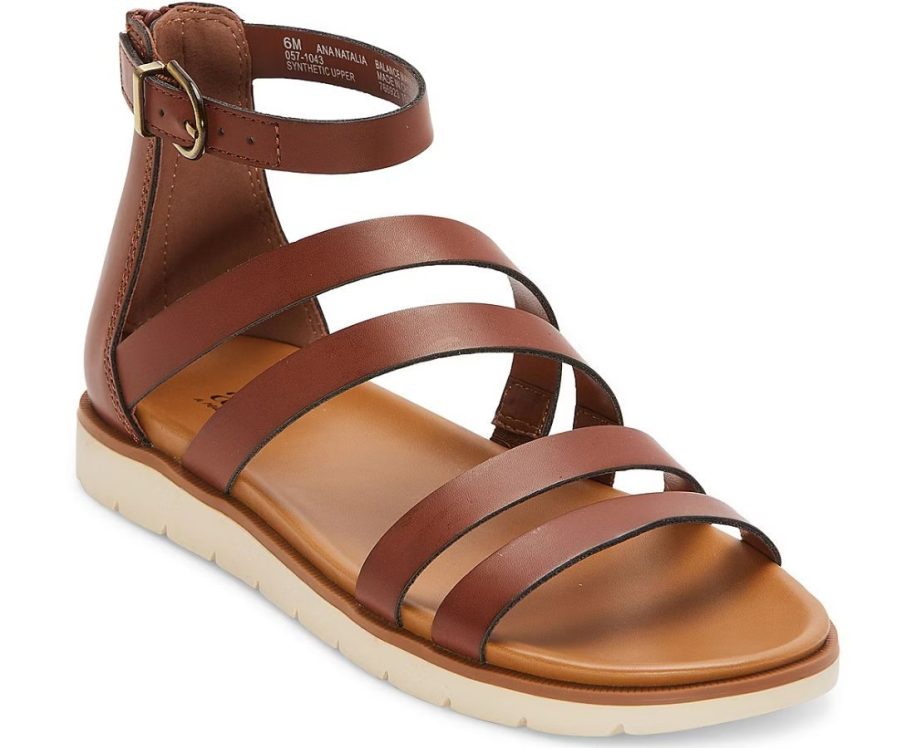 a.n.a Womens Normin Ankle Strap Gladiator Sandals