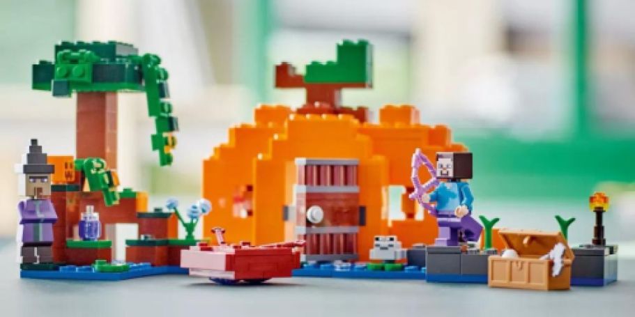 LEGO Minecraft Pumpkin Farm Set Only $22.39 on Amazon (Reg. $40)