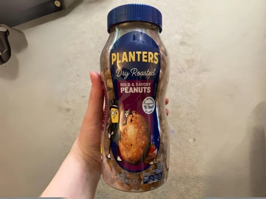 Planters Dry Roasted Peanuts 16oz Jar Only $1.90 Shipped on Amazon