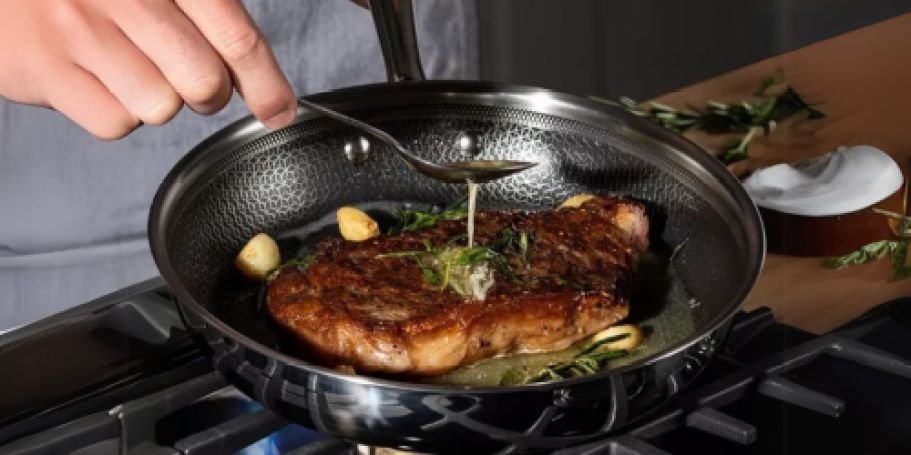 Up to 75% Off T-Fal Cookware on Macys.com | Hybrid Mesh Stainless Steel Pan $26 Shipped