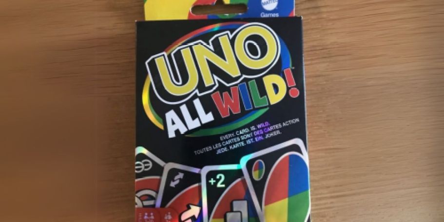 UNO All Wild Card Game Only $2.74 on Target.com | Fun Easter Basket Idea