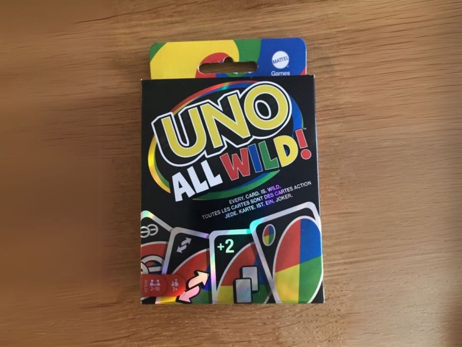 UNO All Wild Card Game on table