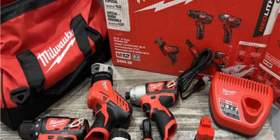 Milwaukee Cordless 5-Tool Set w/ Bag Just $199 Shipped on Home Depot ($599 Value)