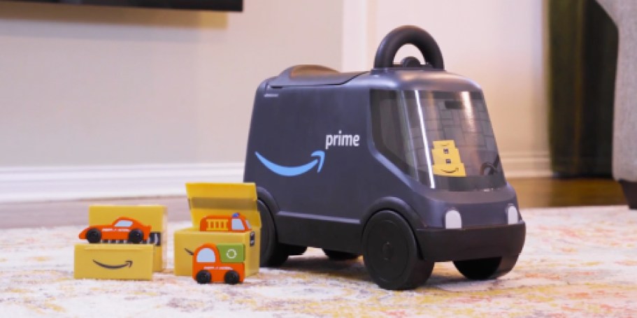 Radio Flyer Amazon Delivery Van Ride-On Toy Just $23.99 (Reg. $40)