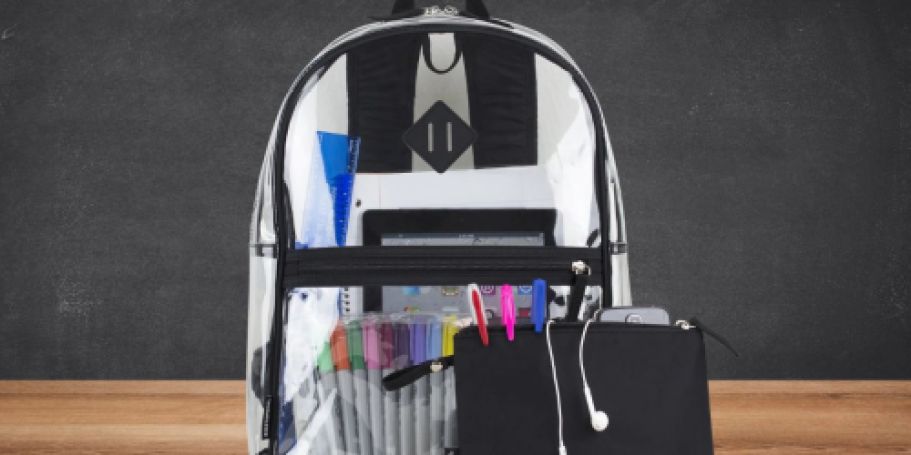 Clear Eastsport Backpack w/ Pencil Pouch Only $8.78 on Walmart.com