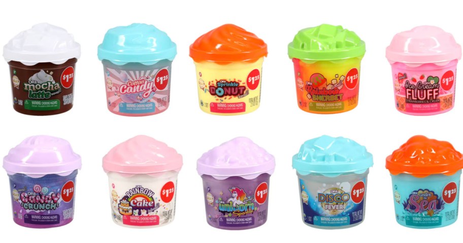 20 food themed slimes 