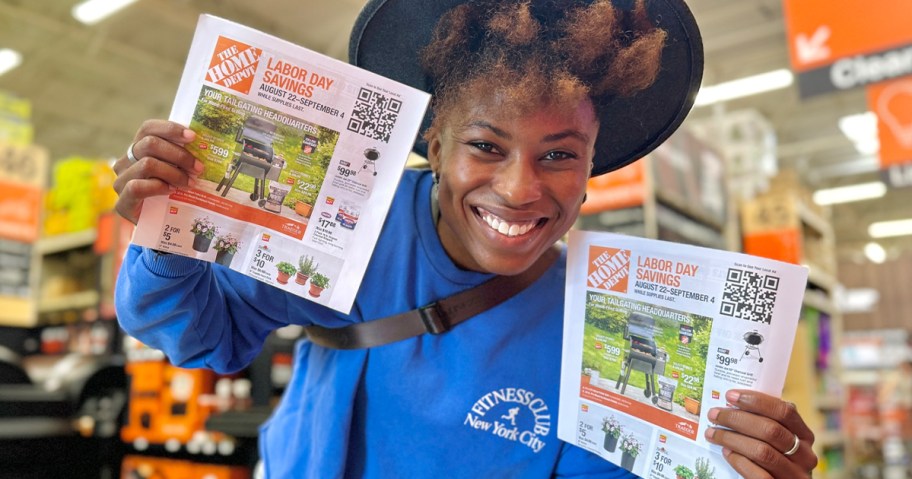 cam holding home depot labor day ad