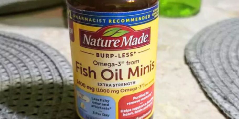 Nature Made Vitamins Fish Oil 60-Count Only $4.68 Shipped on Amazon (Reg. $20)