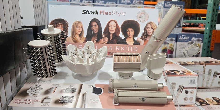 sharkflex style parts on display